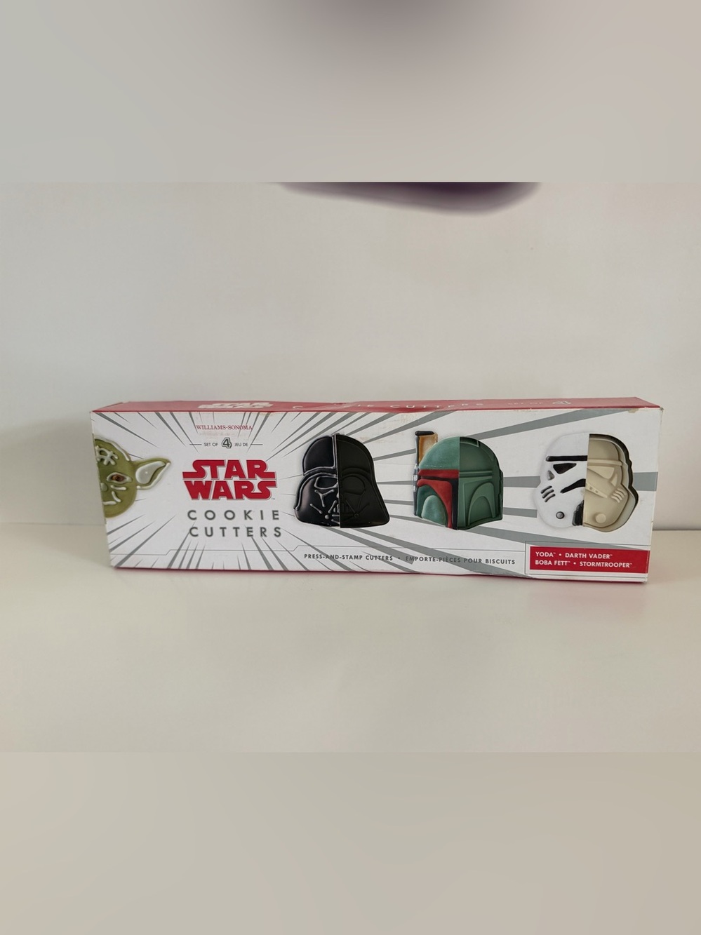 Star Wars Kids Cookie Cutters Set - Darth Vader, Boba Fett, Stormtrooper - Multi